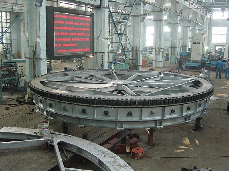 Furnace Body Rotating Mechanism Of Silicon Metal Submerged Arc Furnace factory