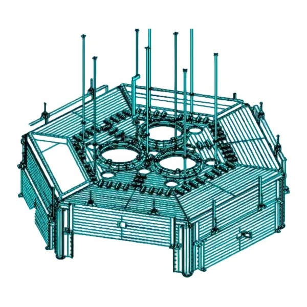 Hexagonal Semi-Enclosed Furnace Roof (Submerged Arc Furnace Cover)