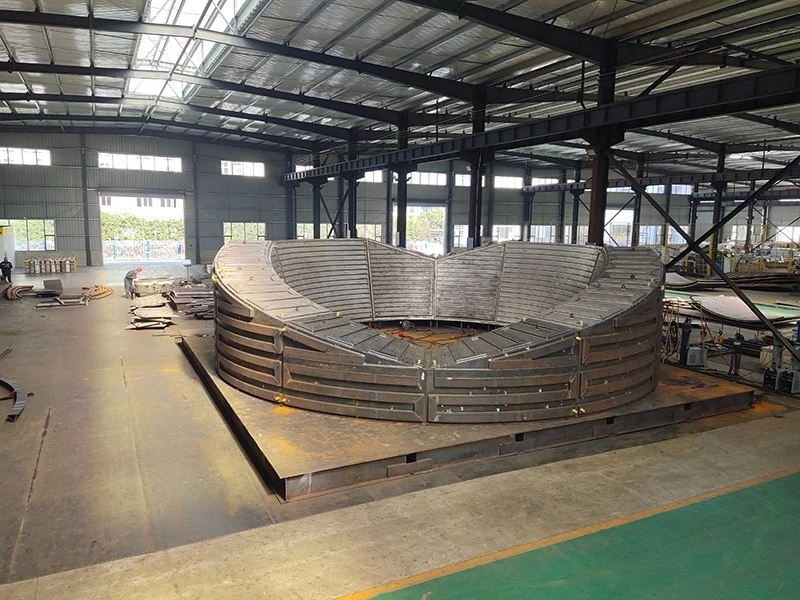 Silicon Metal Submerged Arc Furnace Cover (New Static Pressure Transition Smoke Collection Hood) suppliers