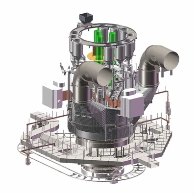 Large Semi-Closed Submerged Arc Furnace Integrated