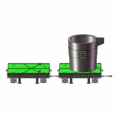Submerged Arc Furnace Hot Metal Ladle and Ladle Transfer Car